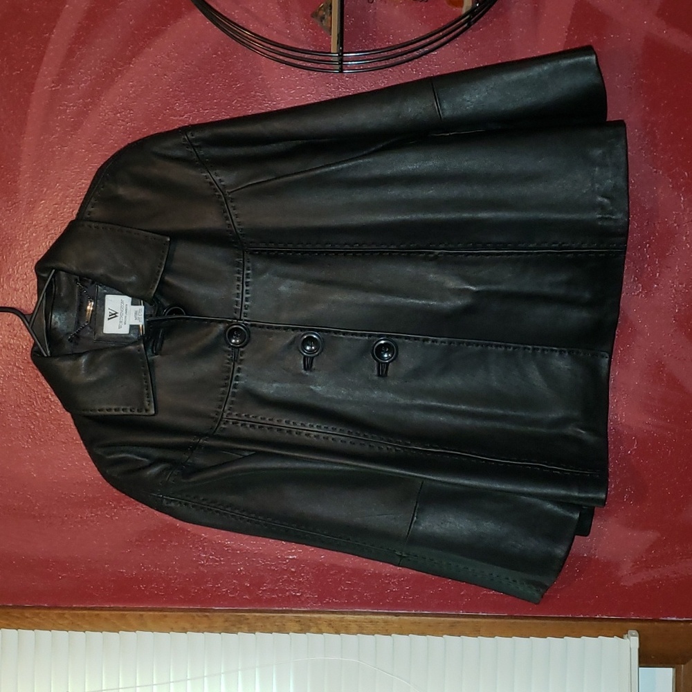 Worthington Genuine Lambskin Bomber Jacket